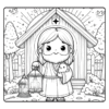 Livro Colorindo com Jesus: Para Meninas Capa Lílas - Image 4